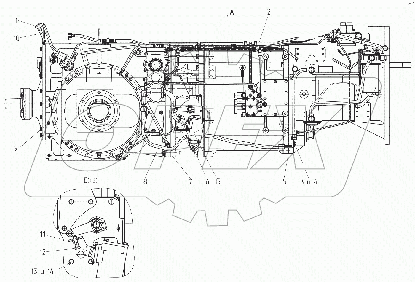  Трансмиссия 3525-0002000-А