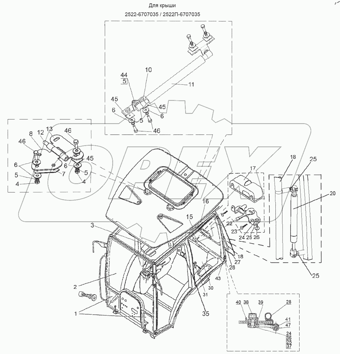  Стекла кабины