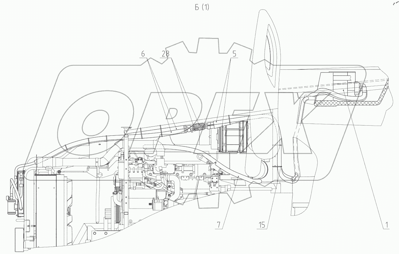  Установка системы кондиционирования воздуха 3522С-8100005