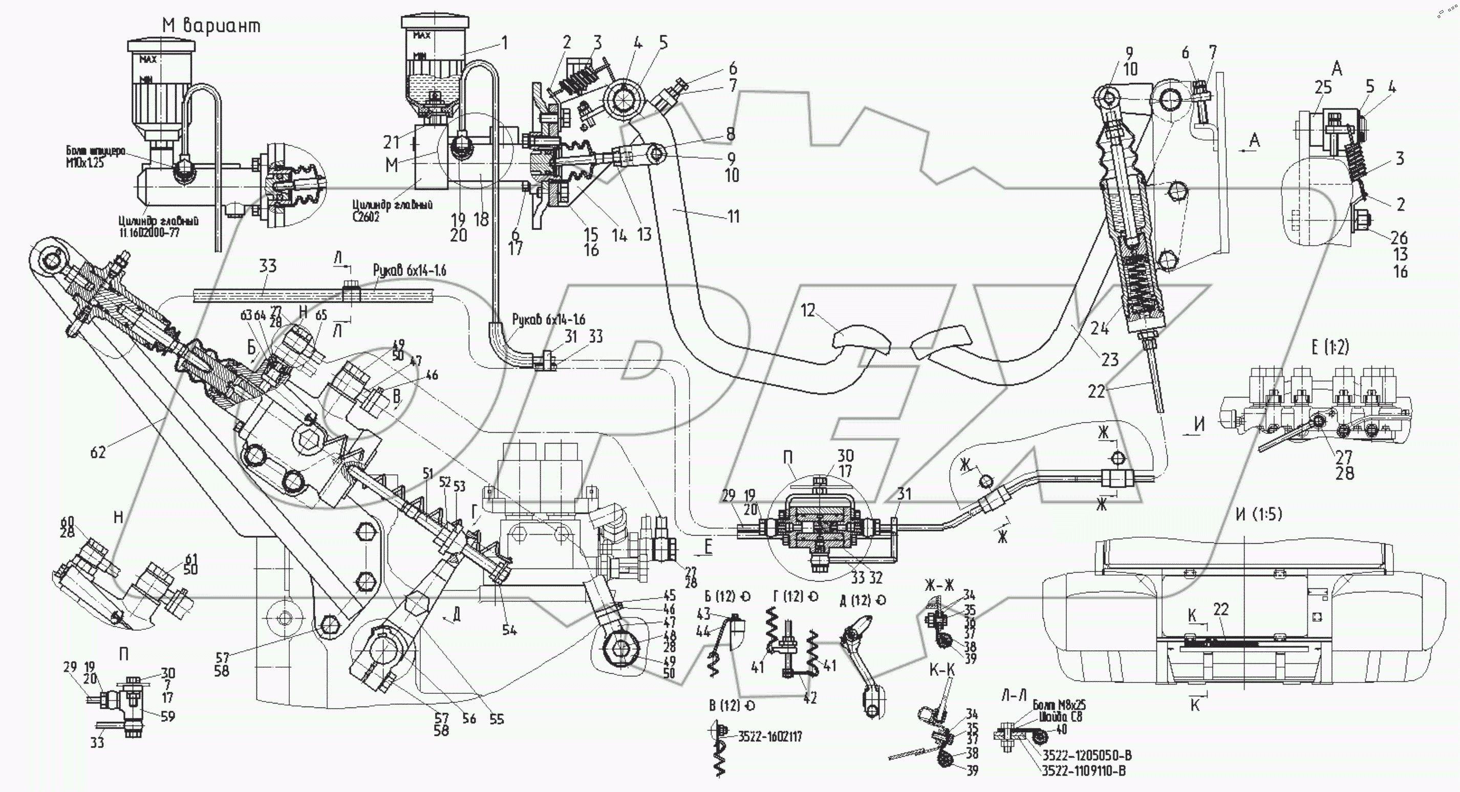  Управление сцеплением