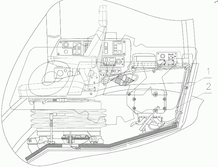  Подключение сиденья 3522-8700075