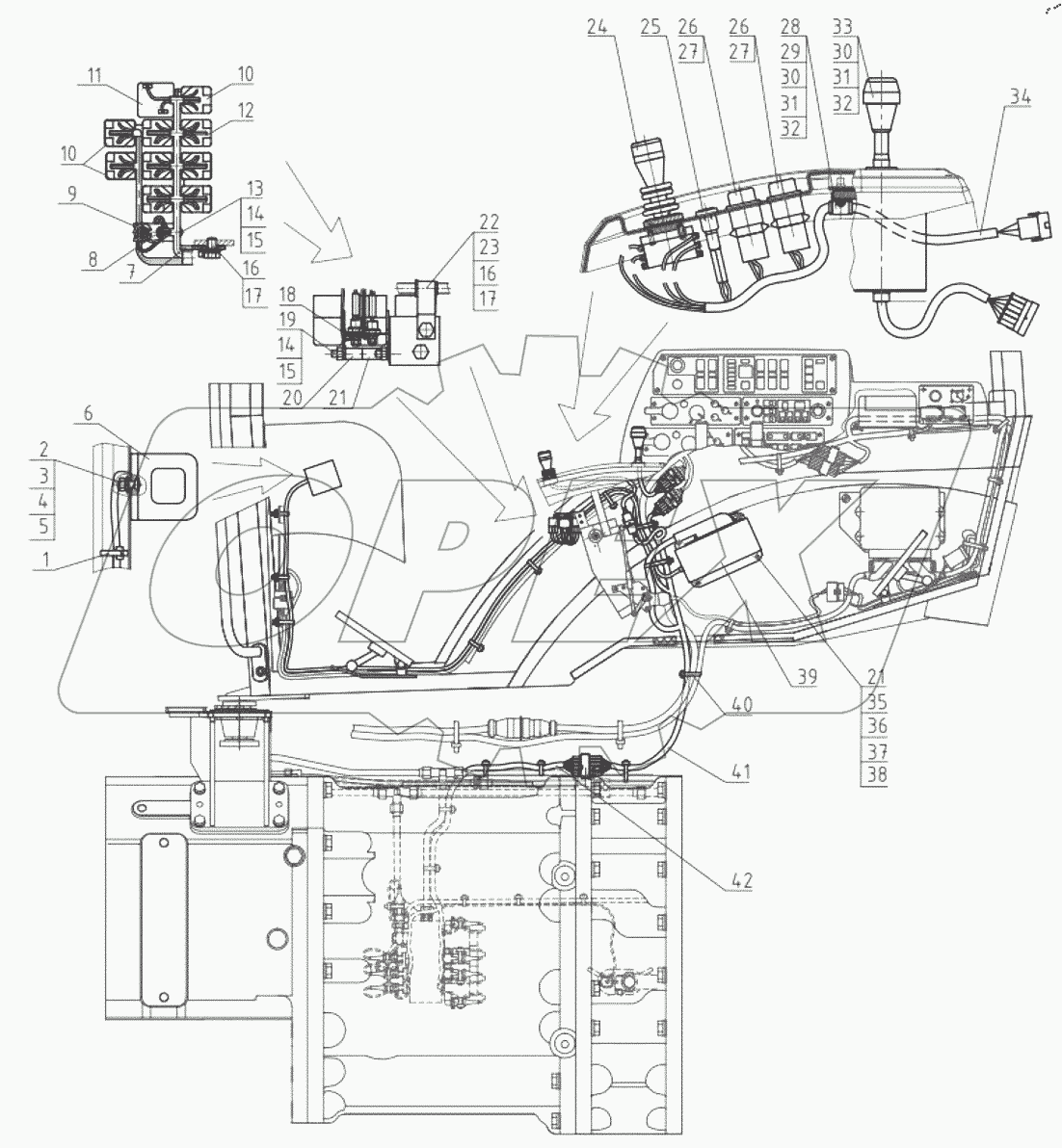  Управление редуктором 3525-8700750