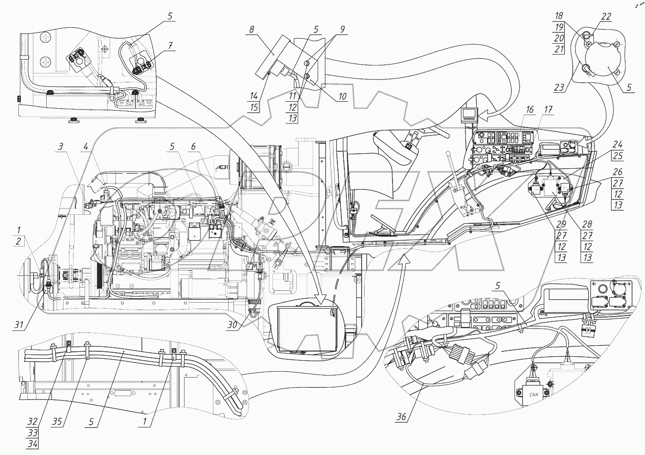  Управление двигателем 3522-8700910-Т