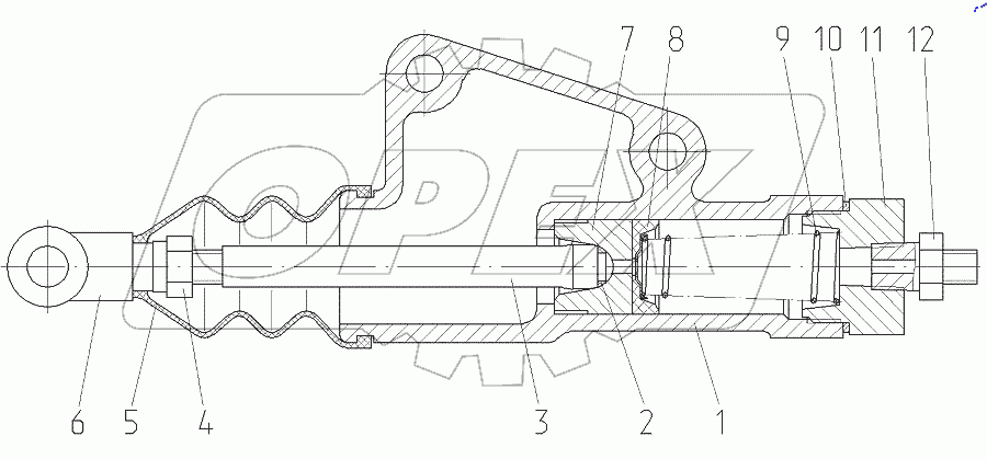  Цилиндр главный 1221В-1602610