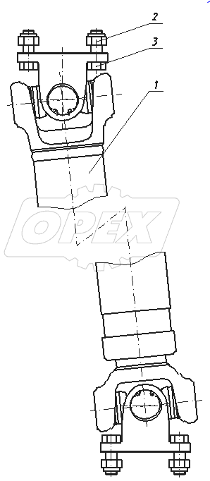  Вал карданный 2522-2203005