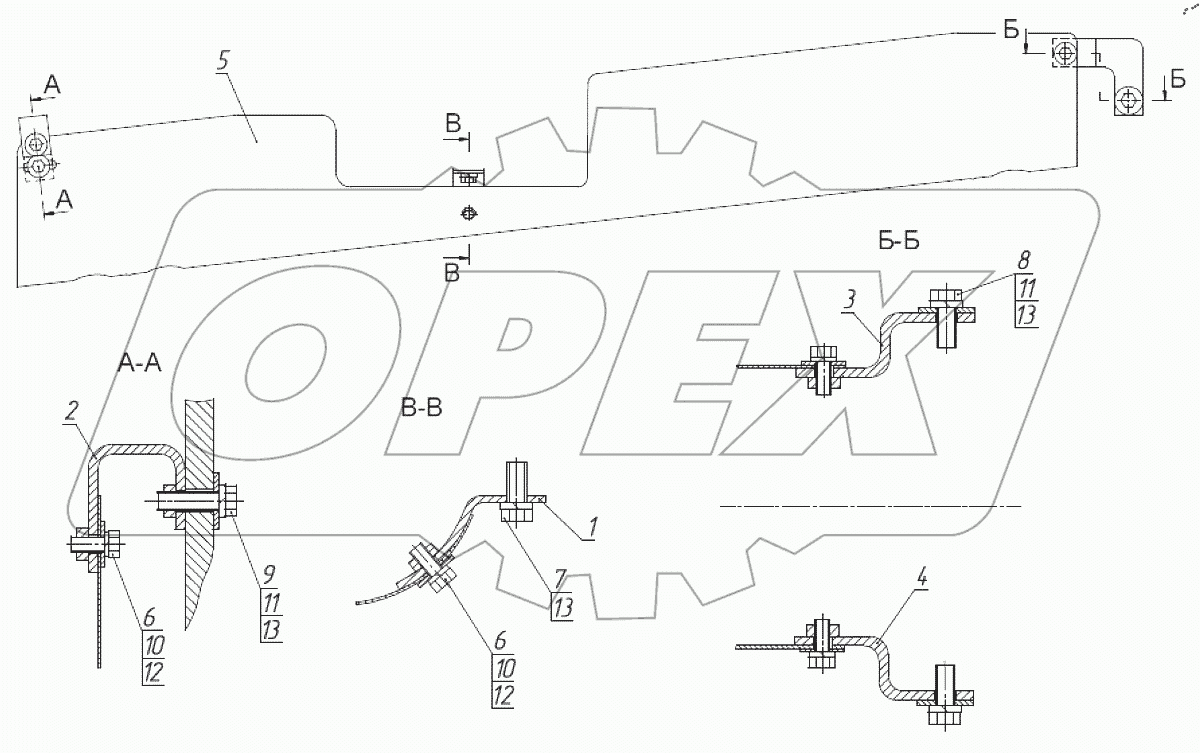  Ограждение карданного привода 3522-2210005