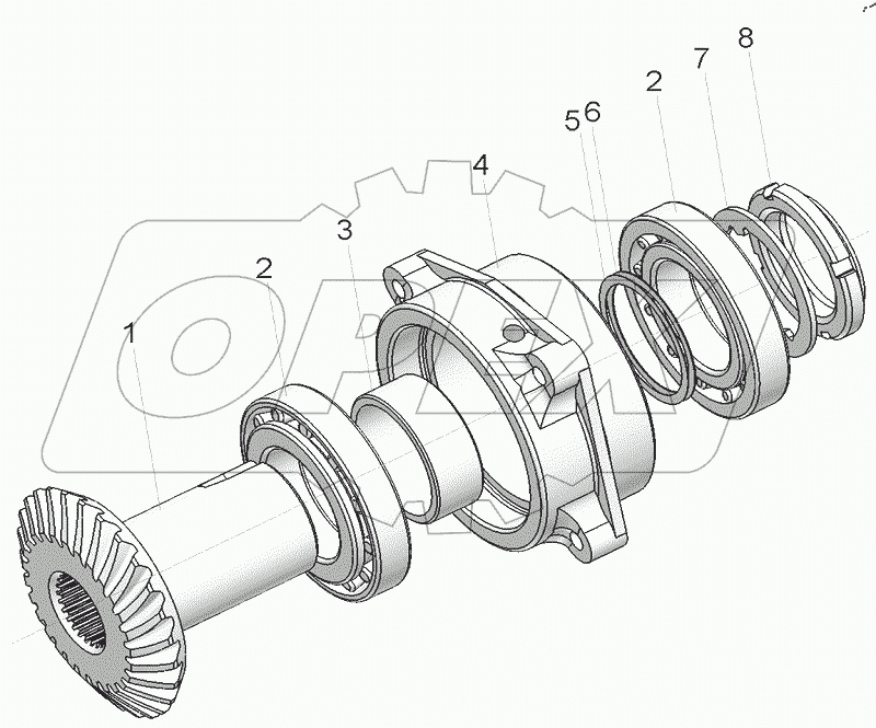  Шестерня ведущая 4520-2401025-01