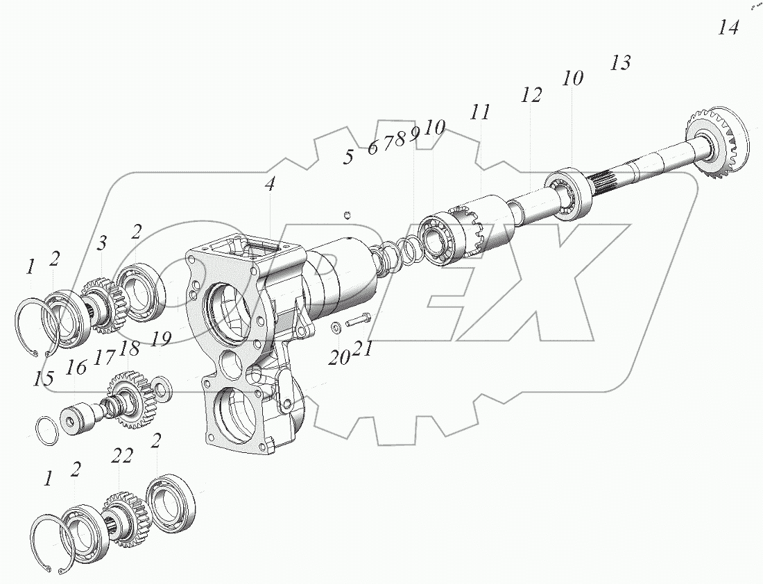  Привод насосов 4520-4604010-03