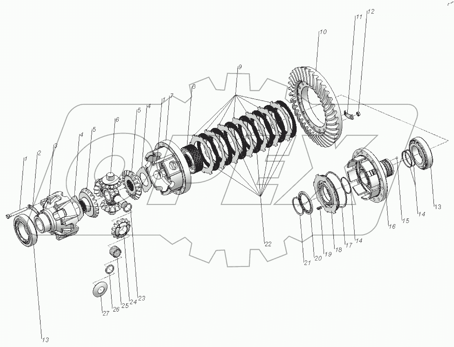  Дифференциал 2822-2403010-А1, 2822-2403020