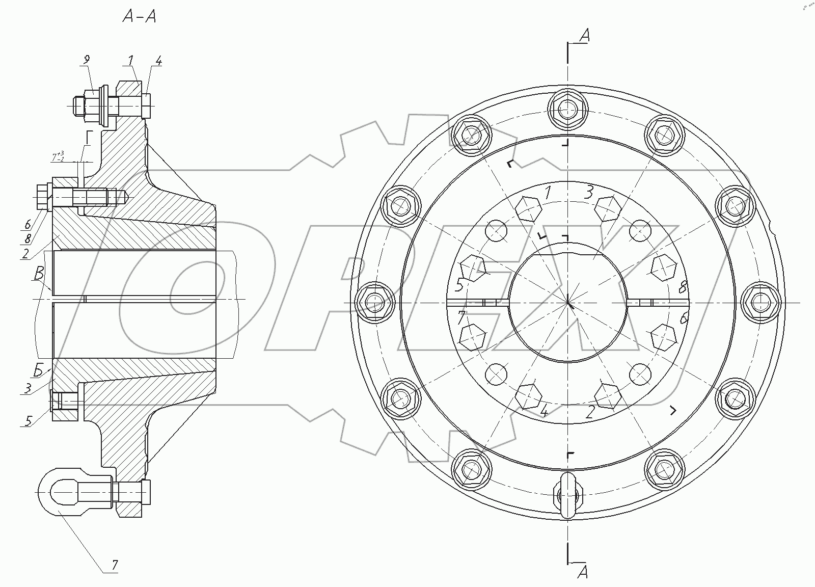  Ступица 4522-3104010