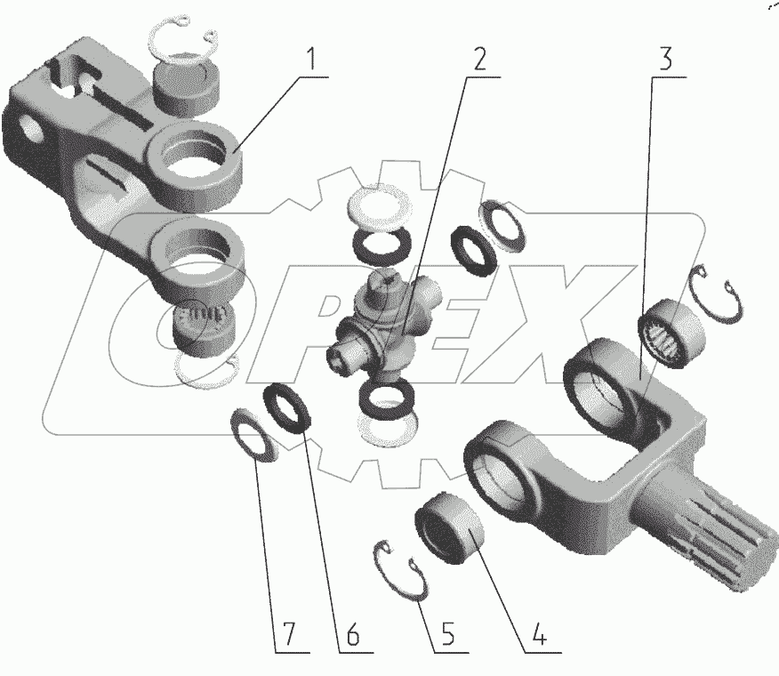  Кардан (реверса) 80В-3401150
