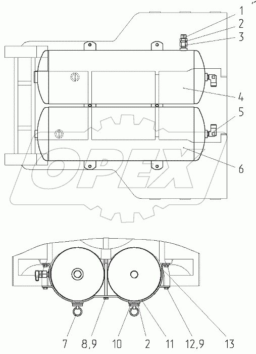  Баллон 3522-3513105