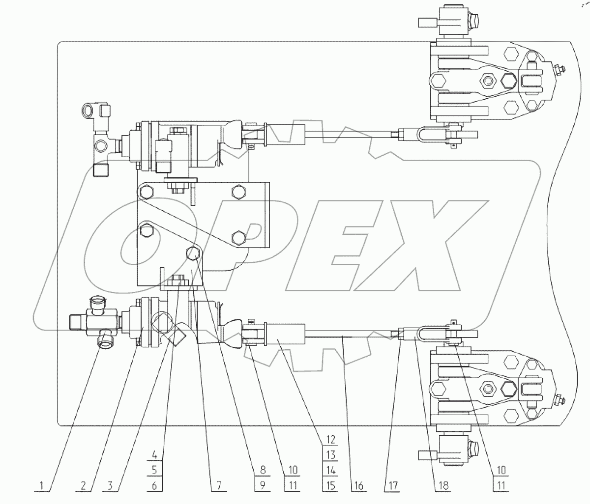  Кран тормозной 3022В-3514505