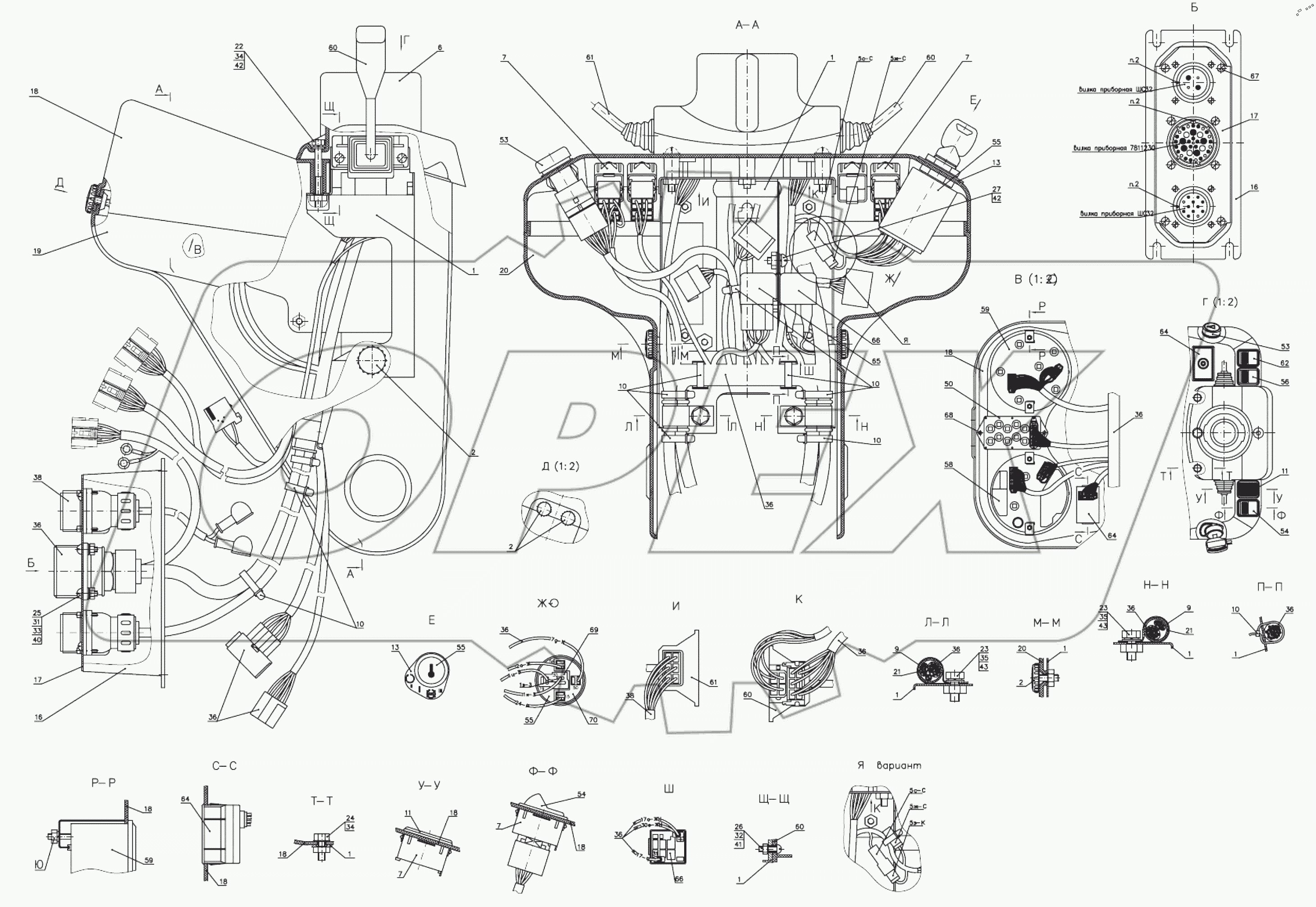  Щиток приборов 925М-3805110