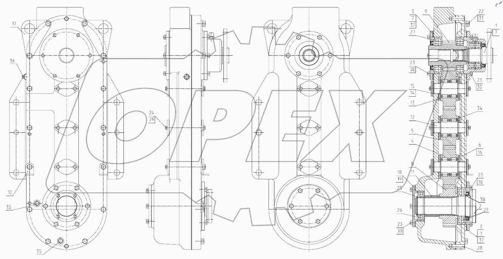  Редуктор 3522К-4209010