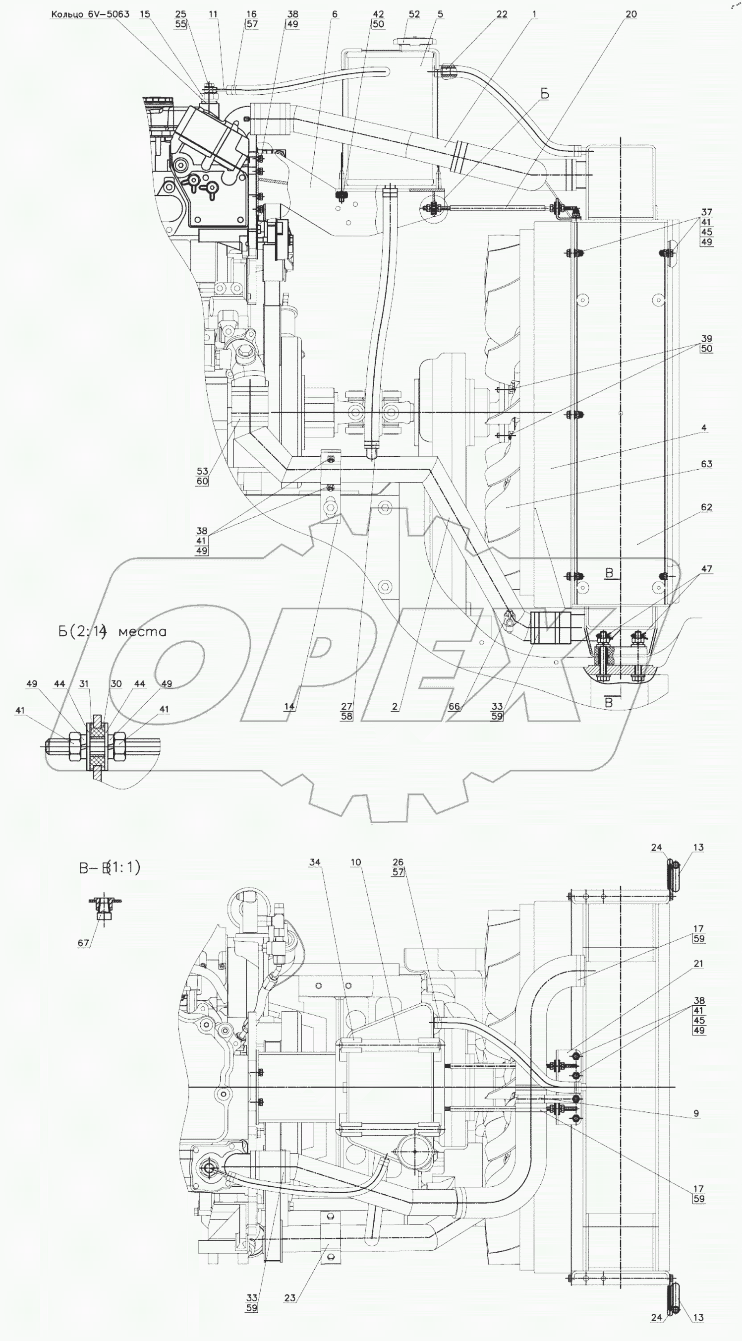  Блок охлаждения 3522С-1301009