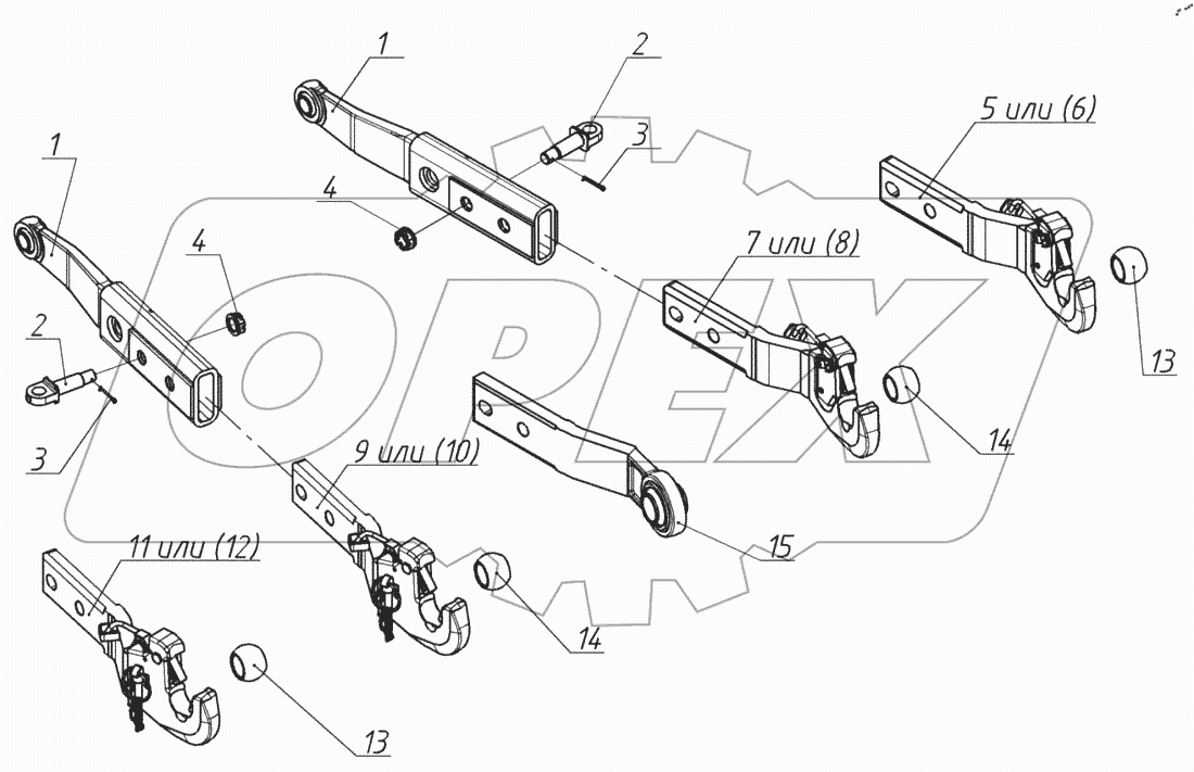  Тяги 3222-4605030, 3522-4605030-01