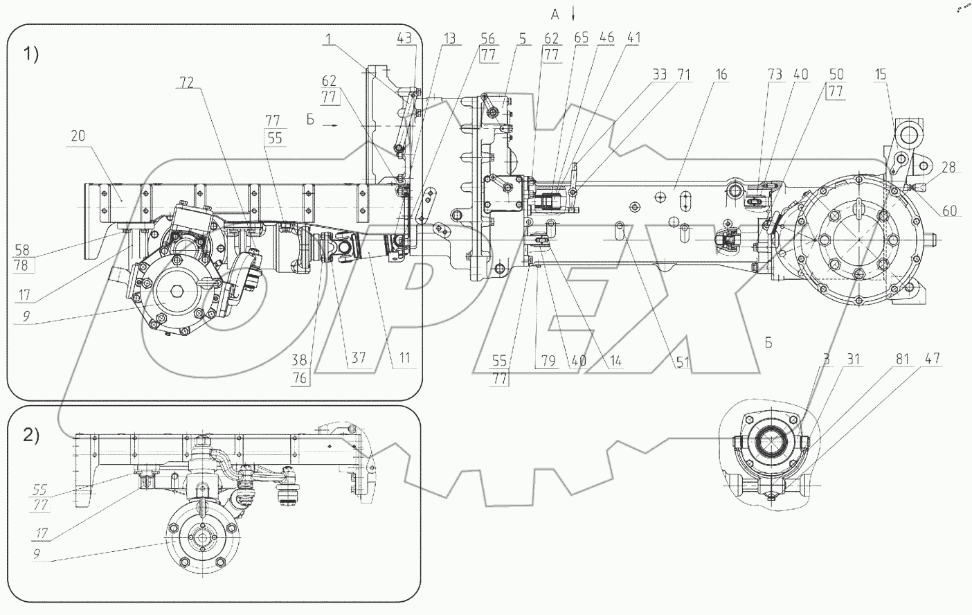  Трансмиссия 421-0002010-05, 421-0002010-04