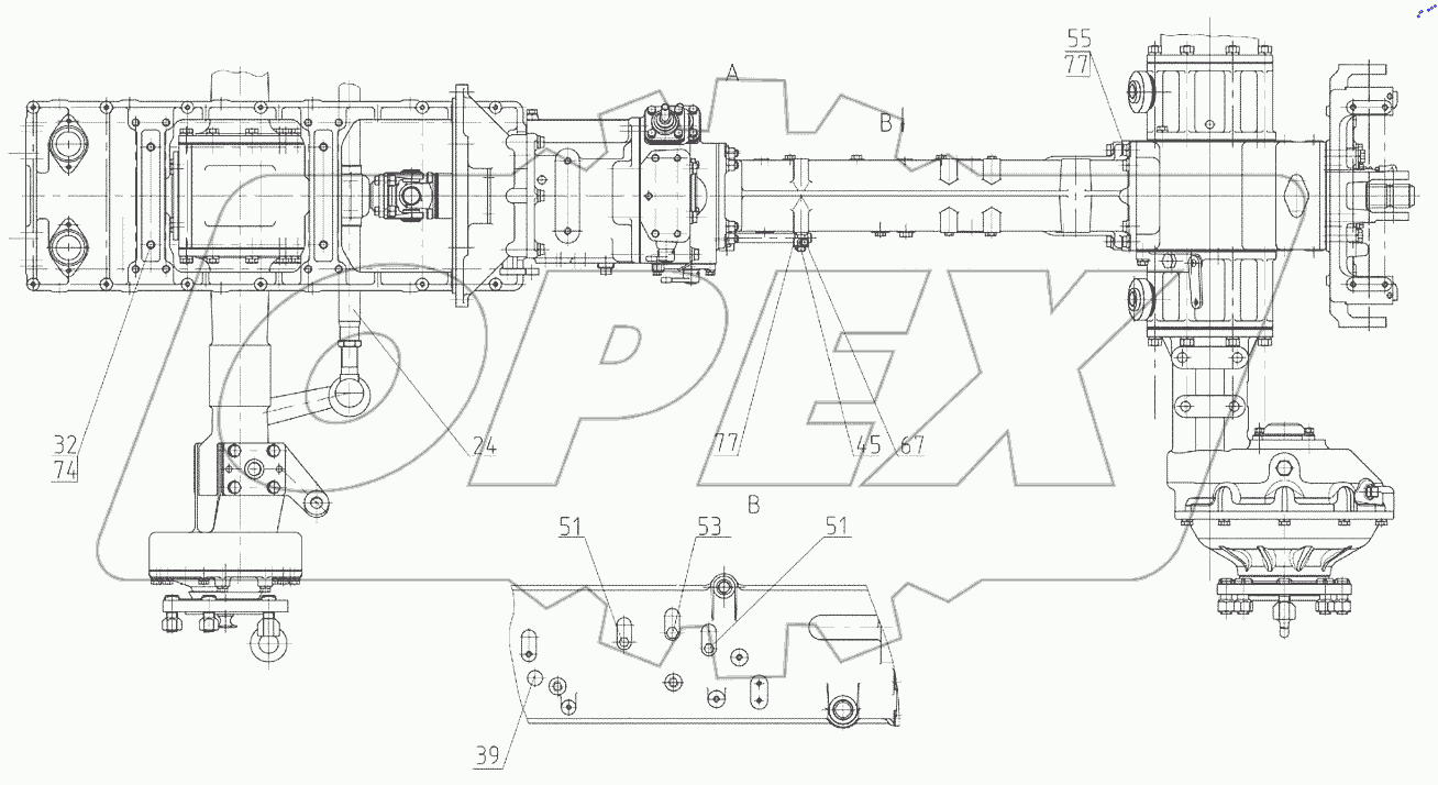  Трансмиссия 421-0002010-05, 421-0002010-04