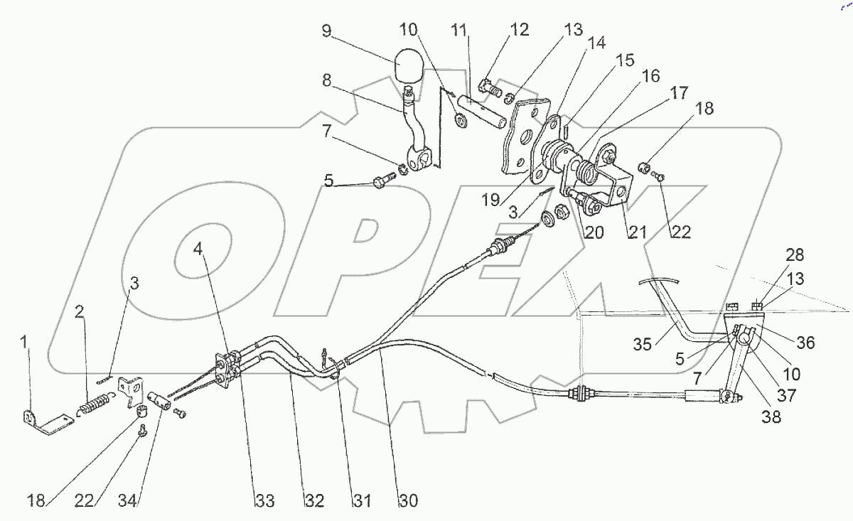 Управление подачей топлива 321-1108000