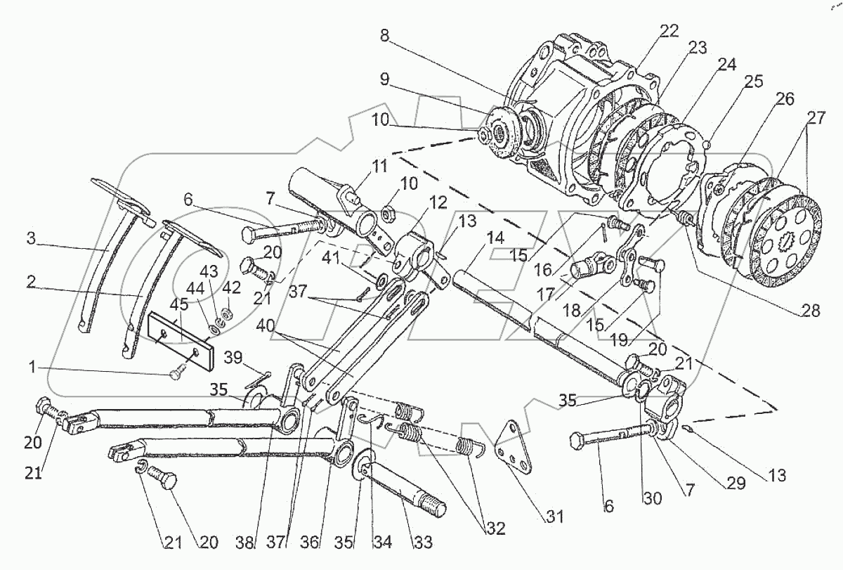  Управление тормозами 220-3502030