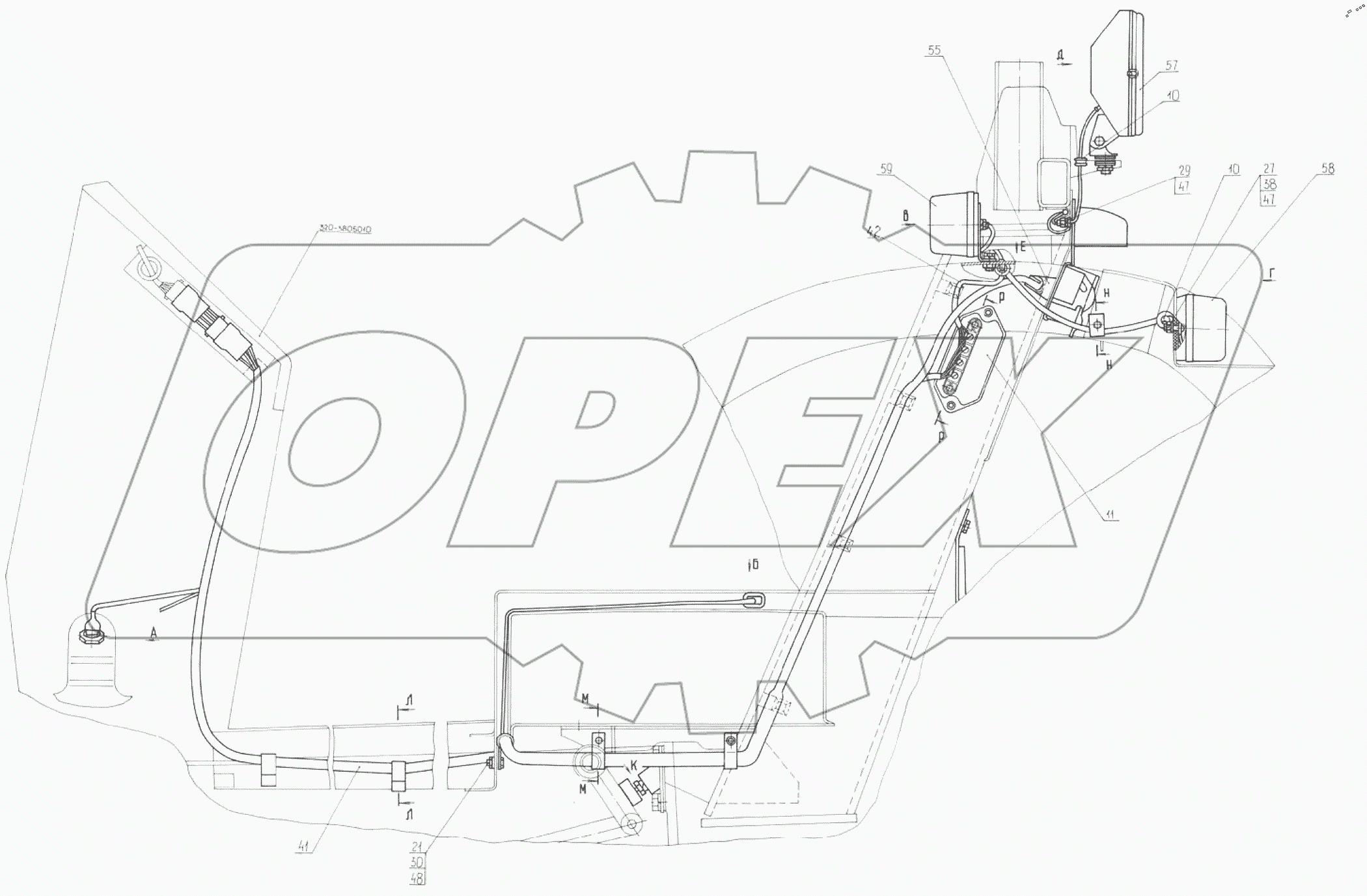 Электрооборудование 320Р-3700050