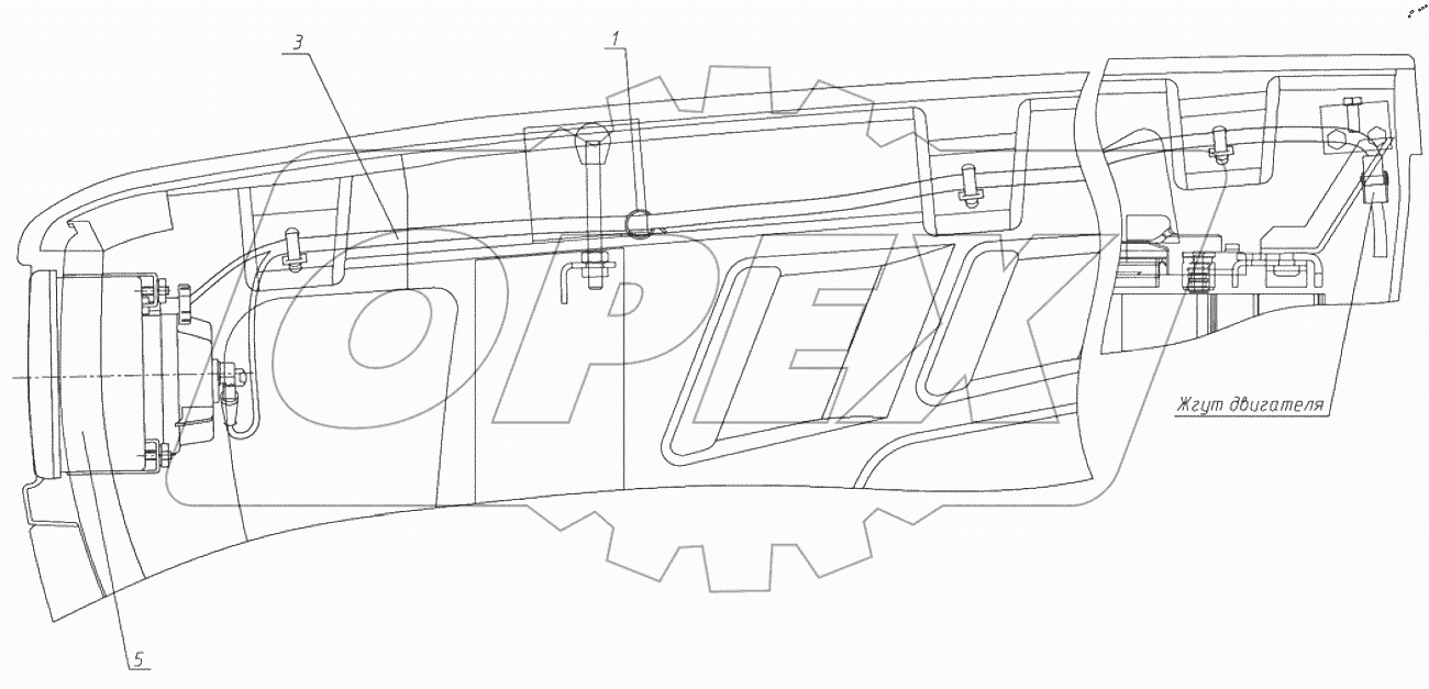  Установка фар дорожных 422.1-3700020