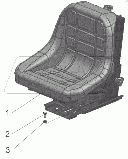  Сиденье оператора 311-6800000-02