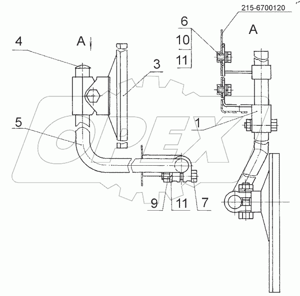  Зеркало наружное 321-8201010-А