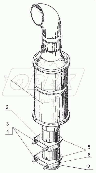  Глушитель 320-1205010-03