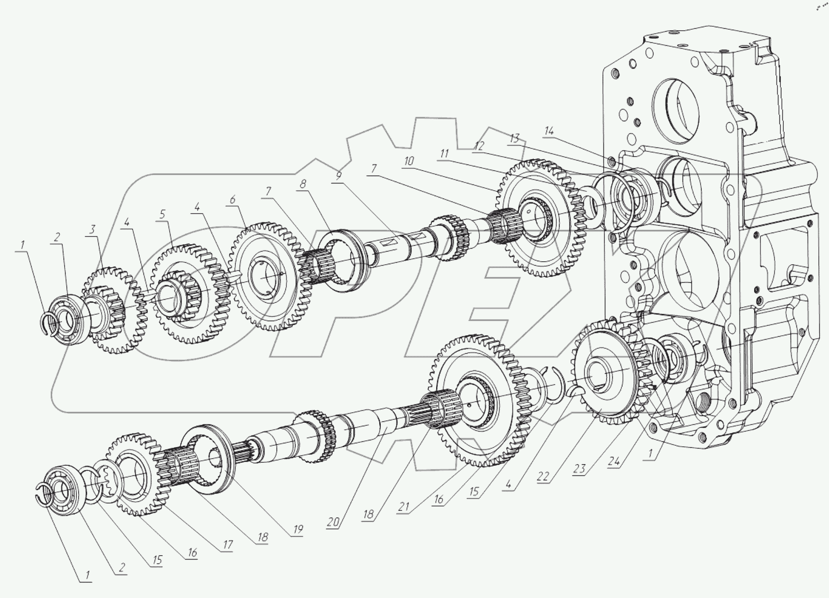  Вал I промежуточный. Вал вторичный