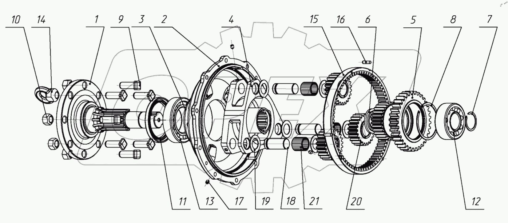  Передача конечная