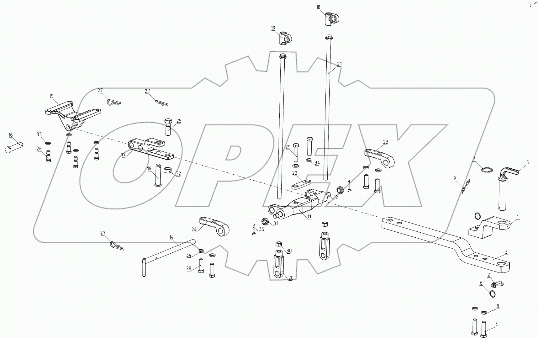  Тягово-сцепное устройство (ТСУ-1М)