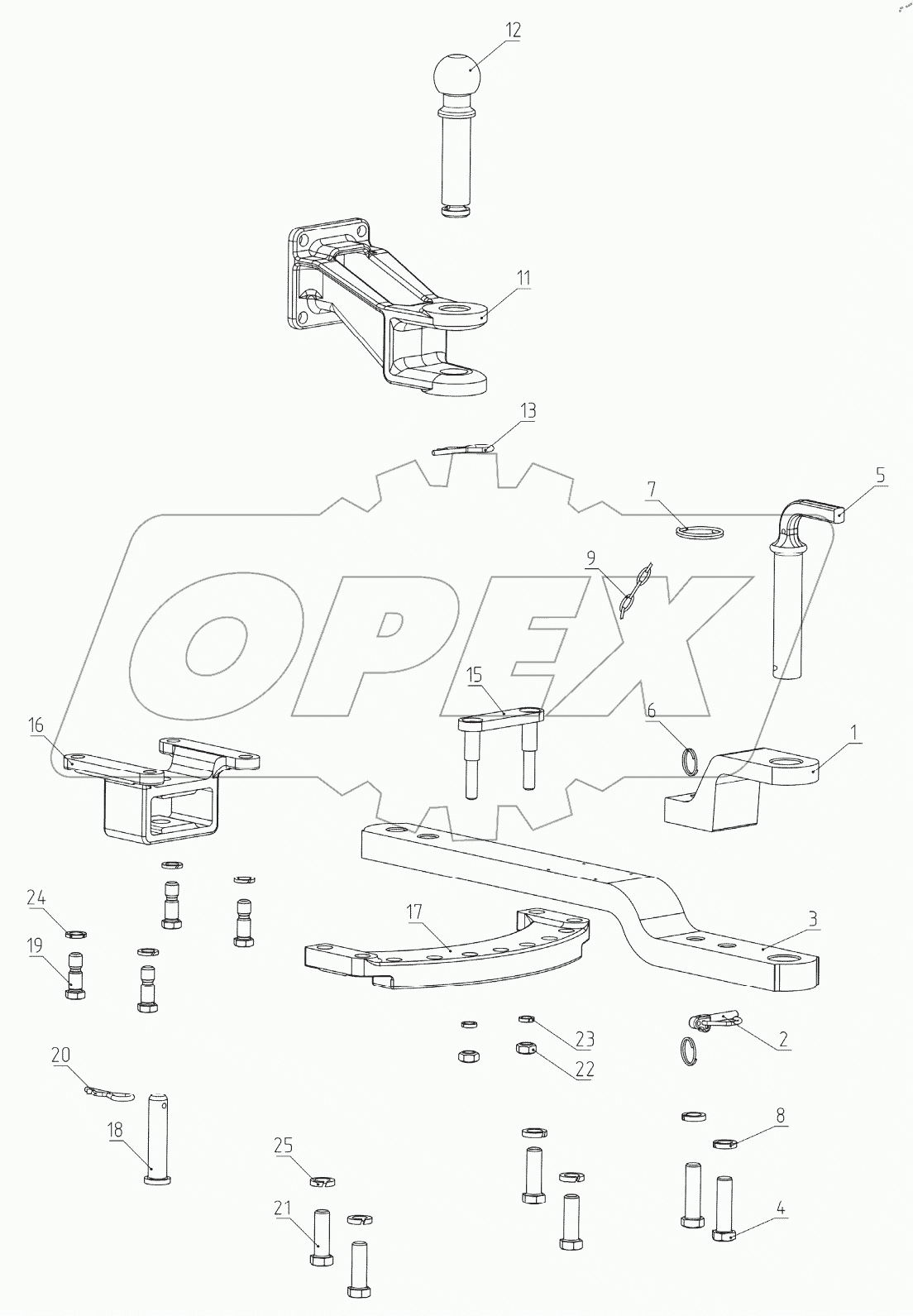  Тягово-сцепное устройство