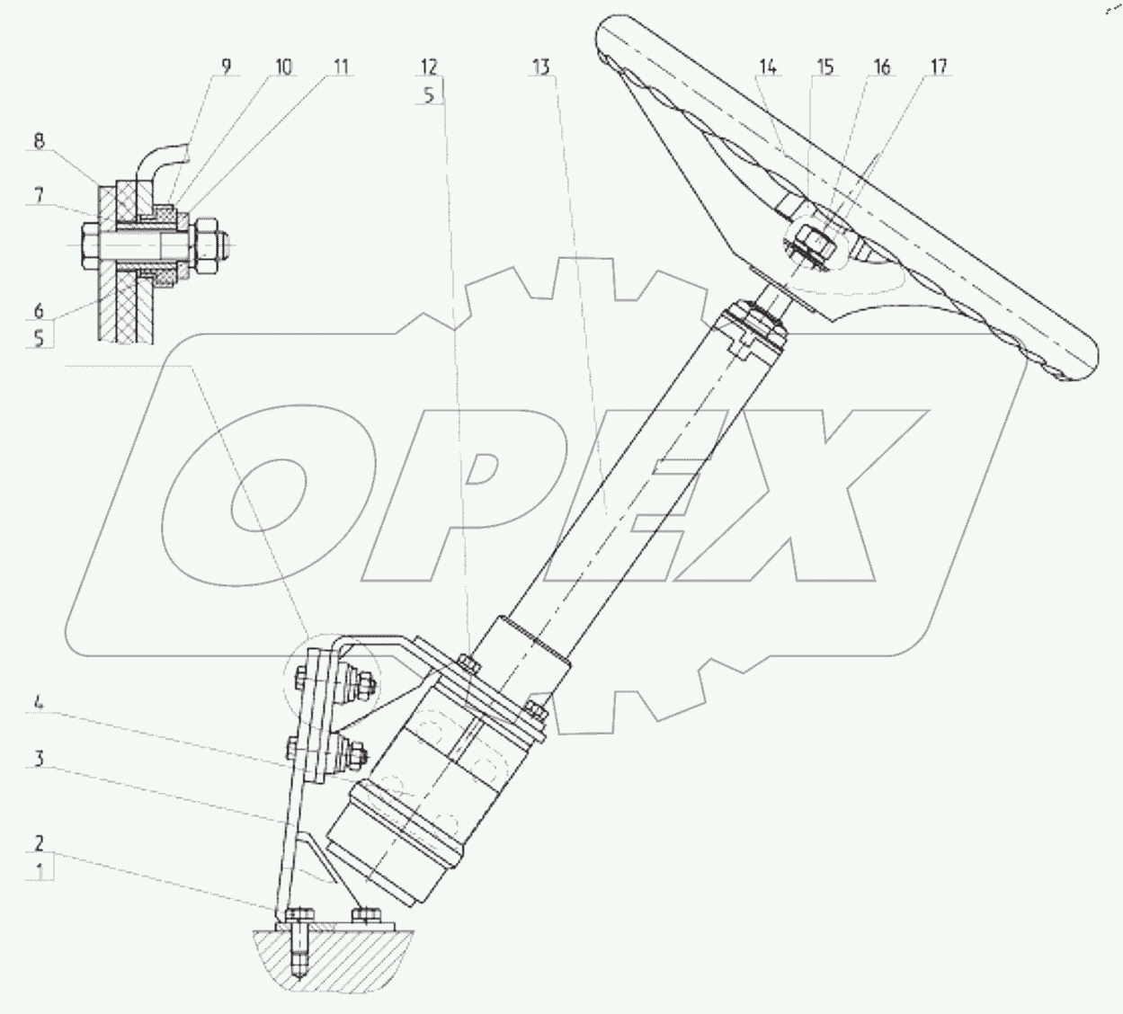  Колонка рулевая