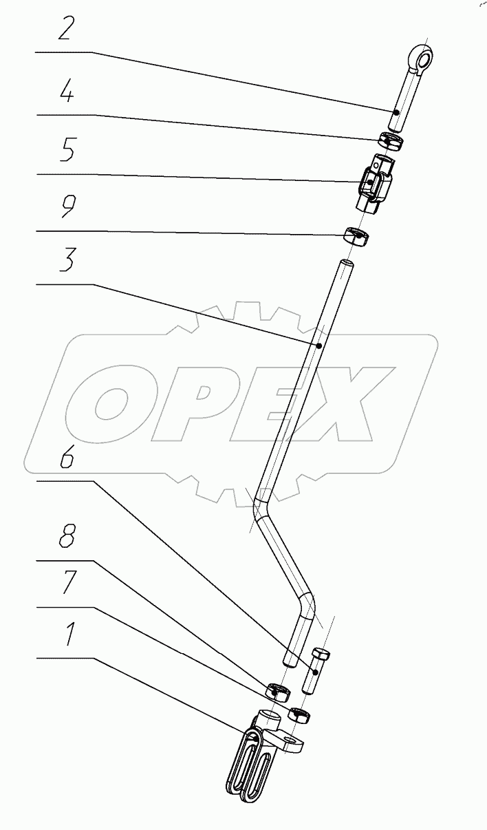  Управление стояночным тормозом 421-3507050