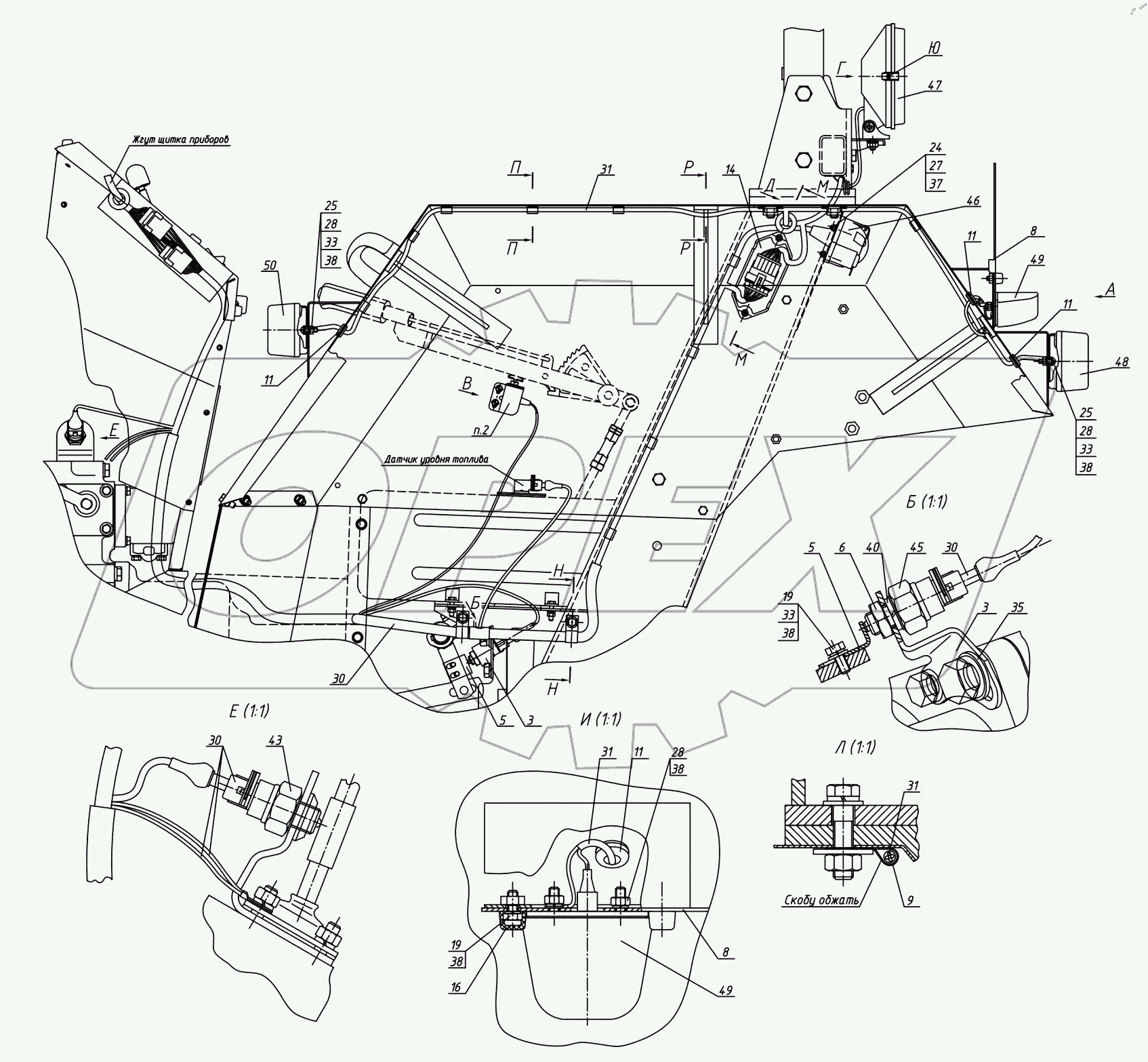  Электрооборудование кабины