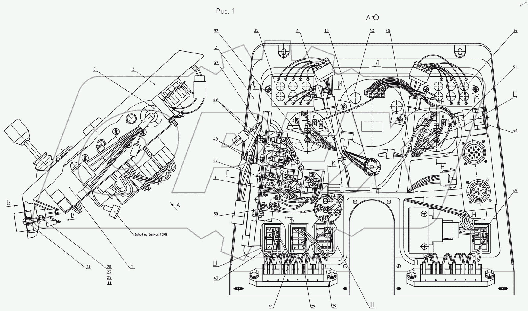  Щиток приборов