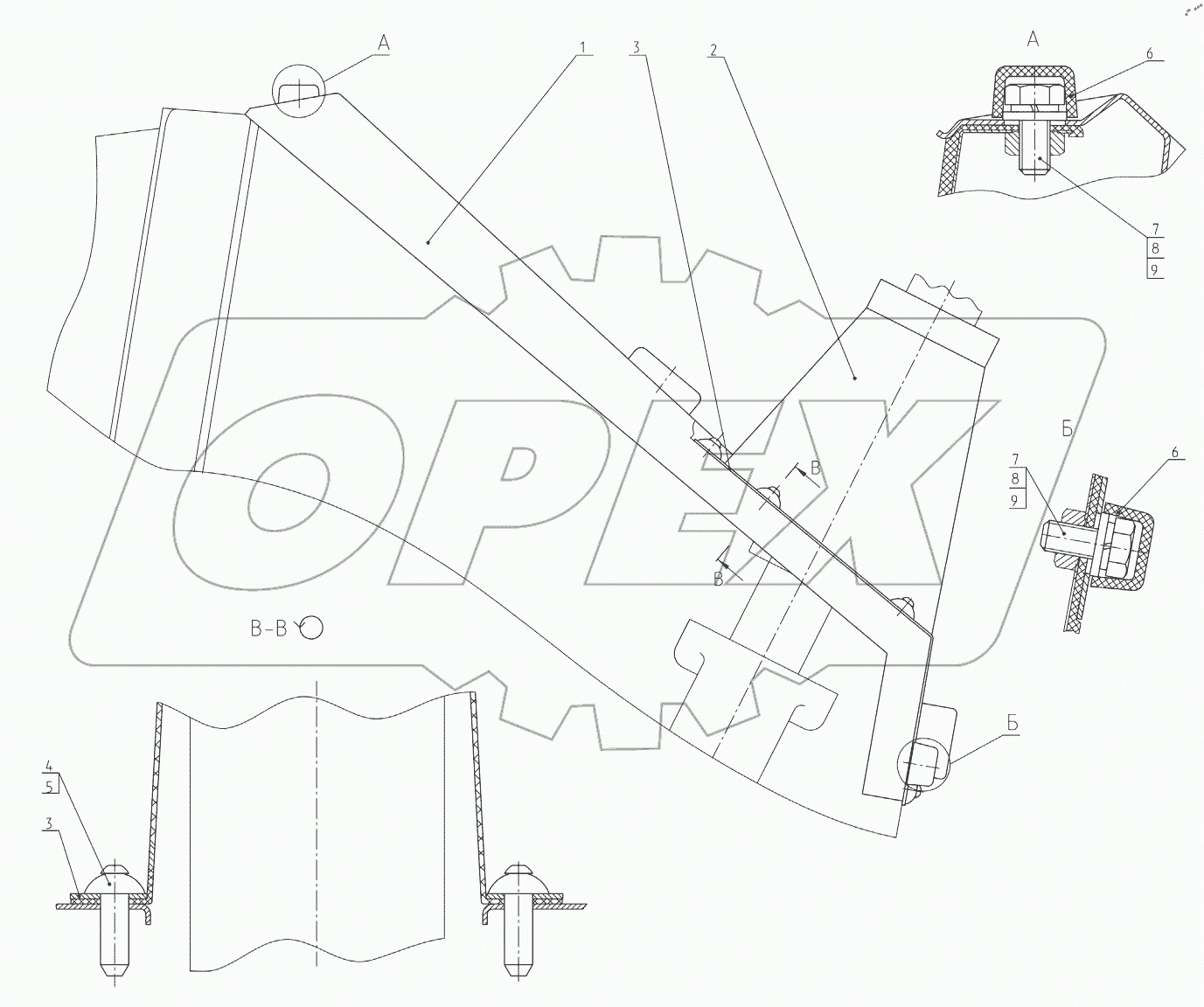  Установка щитка приборов