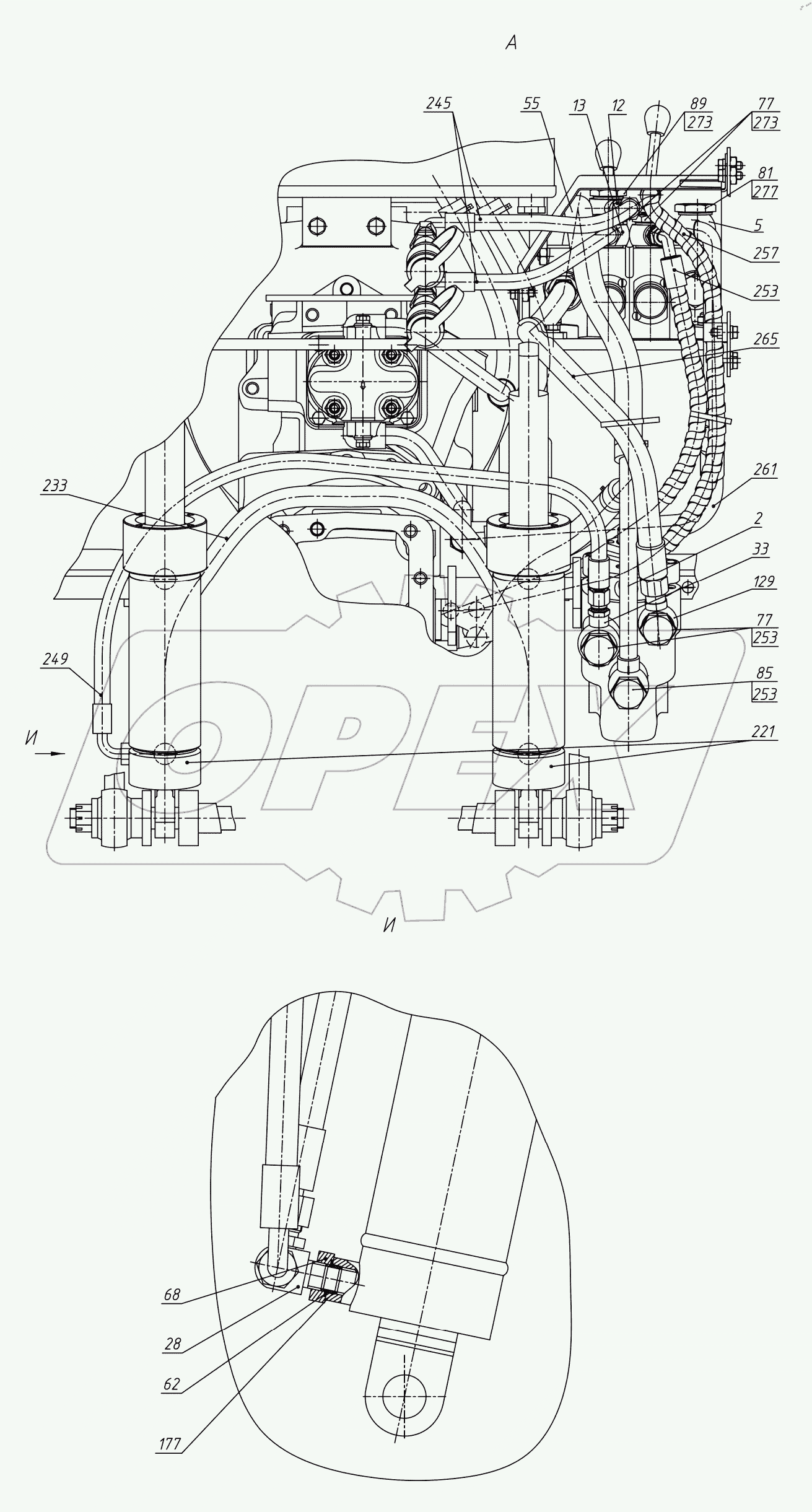  Гидросистема 651-4600010-01