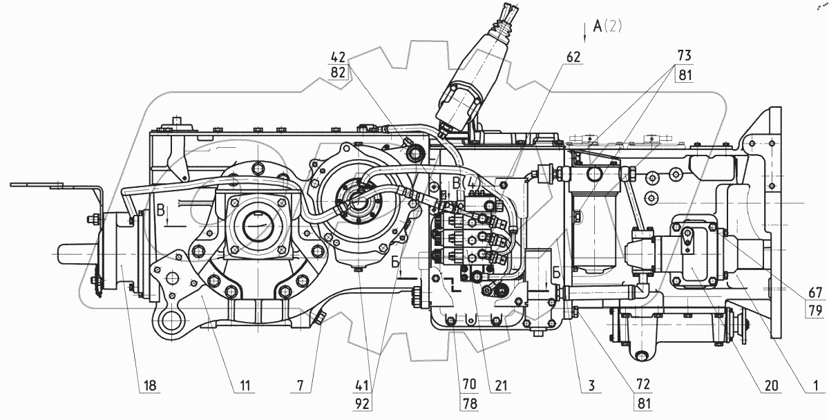  Трансмиссия 90-0002000-01