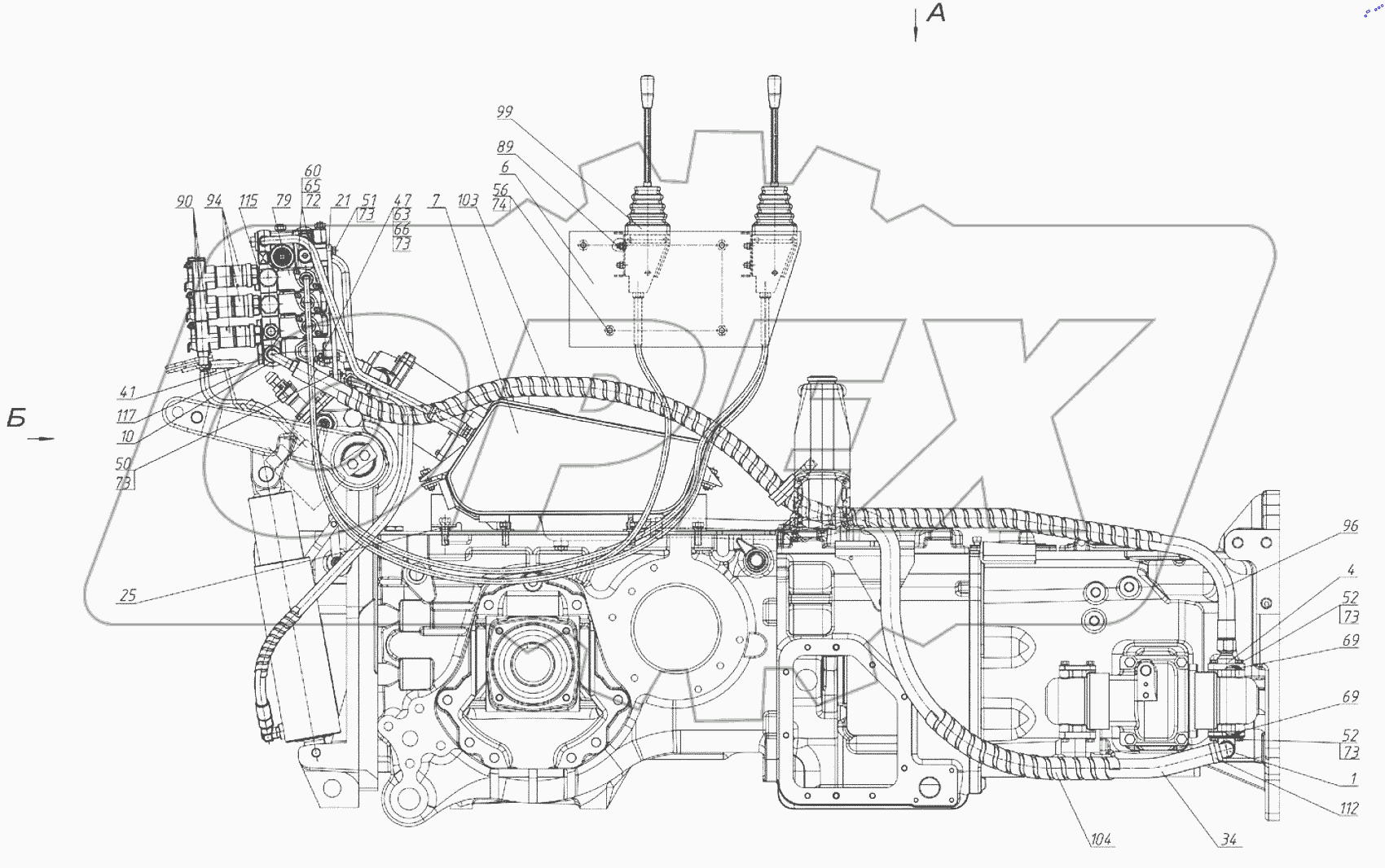  Гидросистема 923.7-4600010