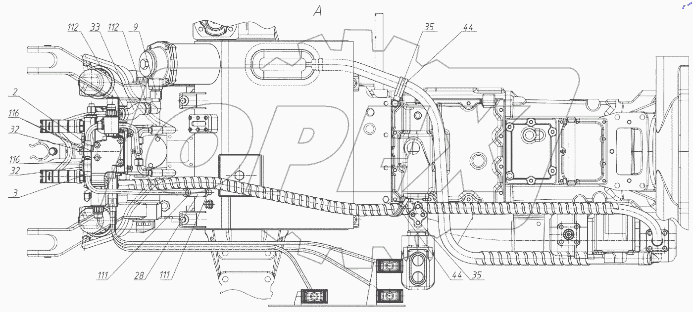  Гидросистема 923.7-4600010