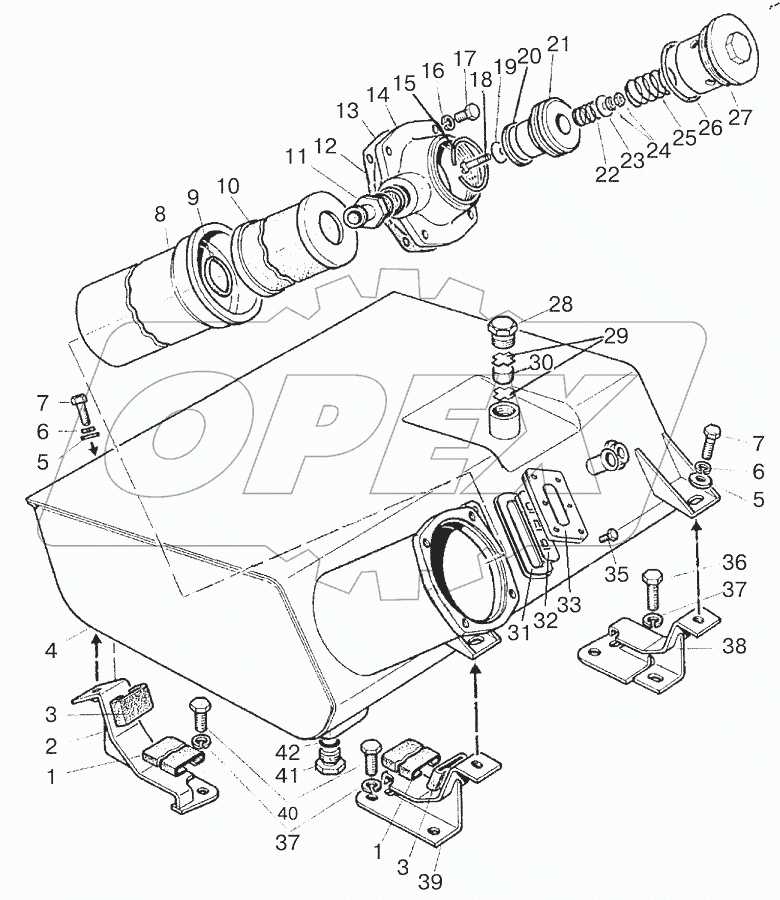  Бак масляный 923-4608200-01