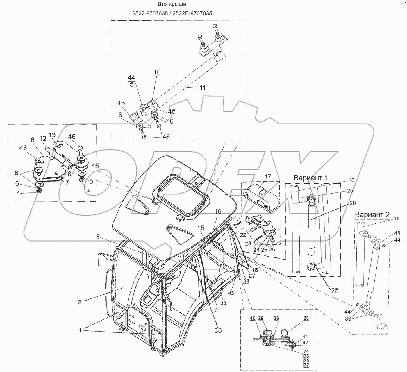  Стекла кабины