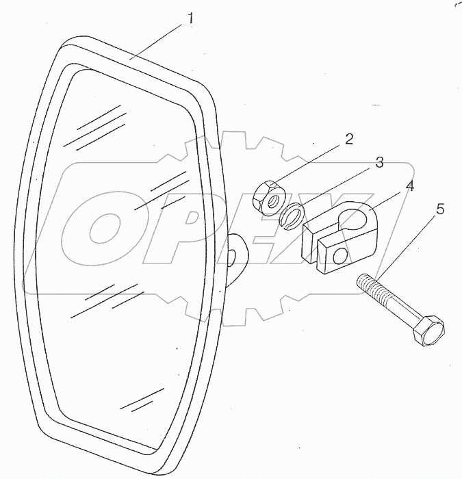  Зеркало наружное 80-8201055
