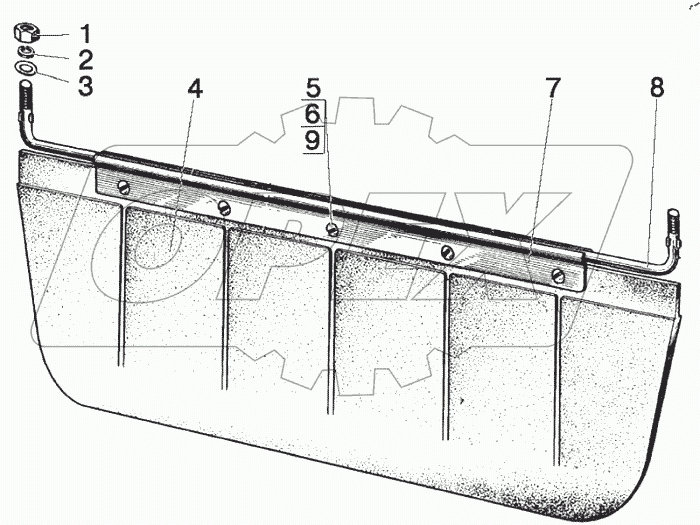  Козырек противосолнечный 80П-8204010