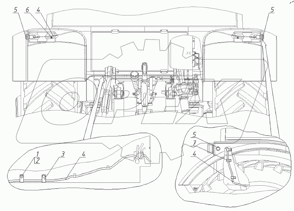  Установка выключателей ВОМ 23-8702350