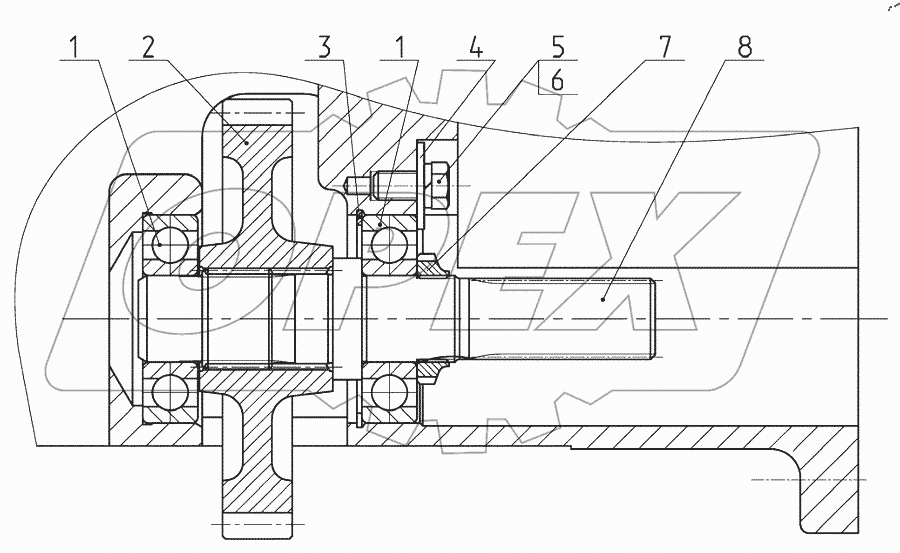  Корпус сцепления. Привод ПВМ.