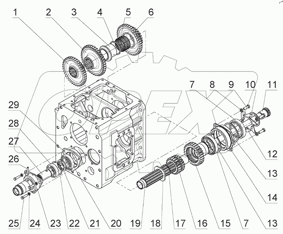  Вал промежуточный. Вал внутренний